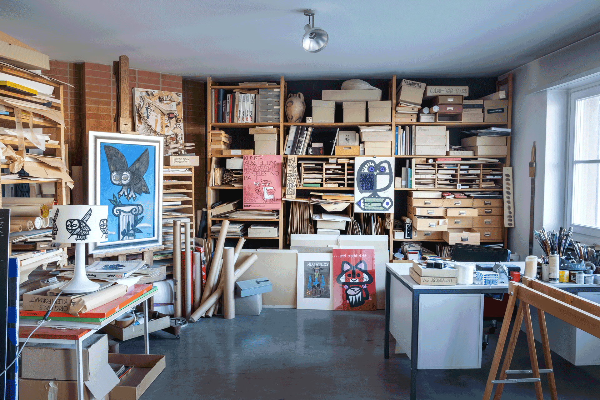 Atelier und visuelles Erbe von Celestino Piatti