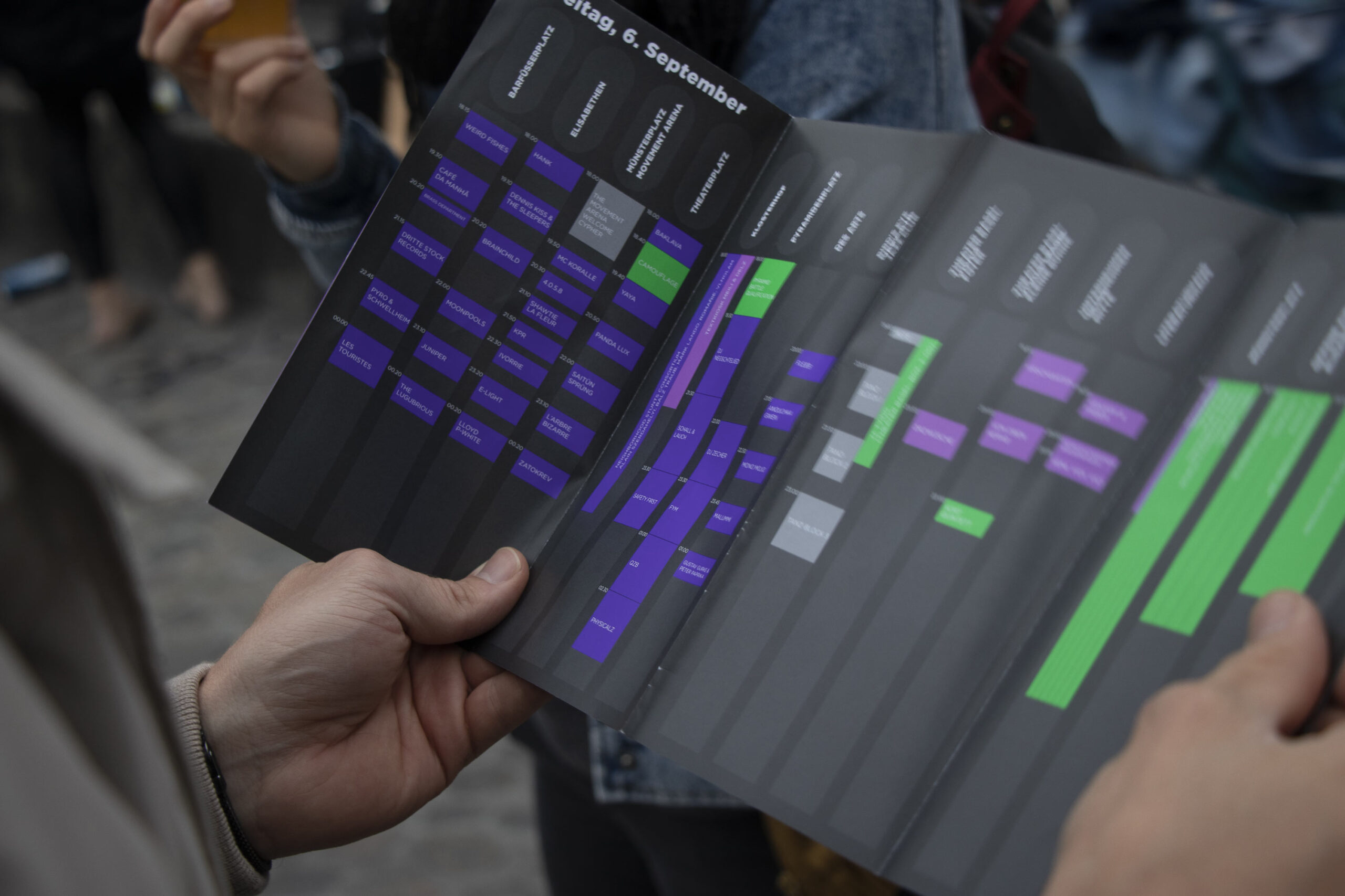 Kommunikationsmittel für das Jugendkulturfestival Basel