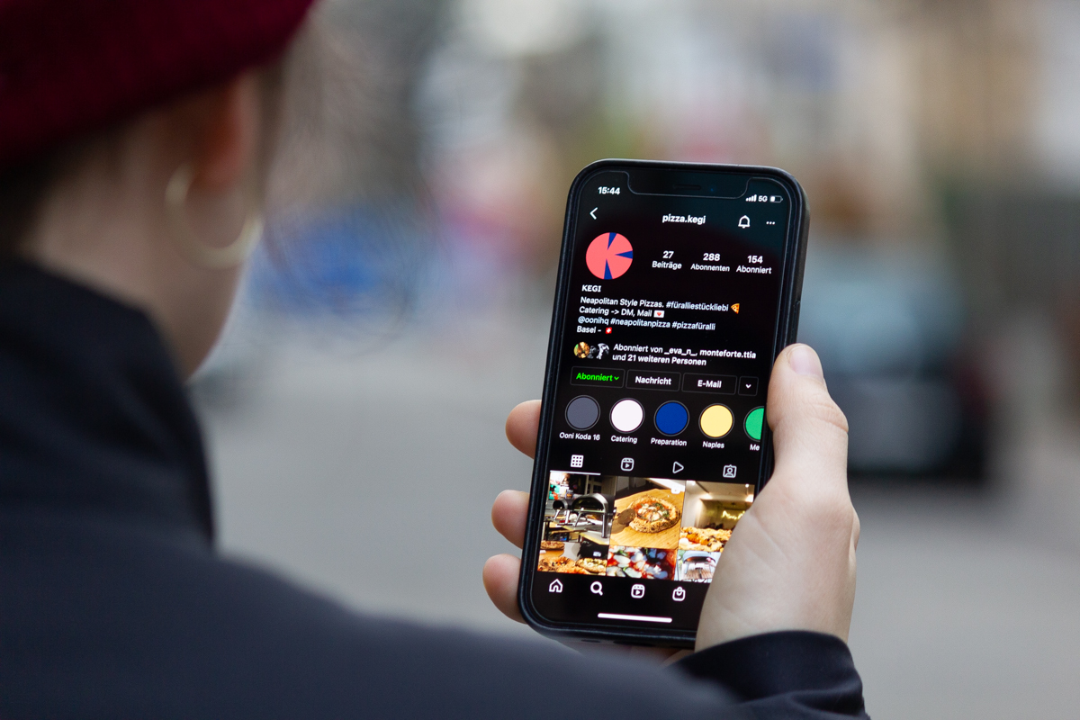Logoanwendung für «Pizza Kegi Catering»